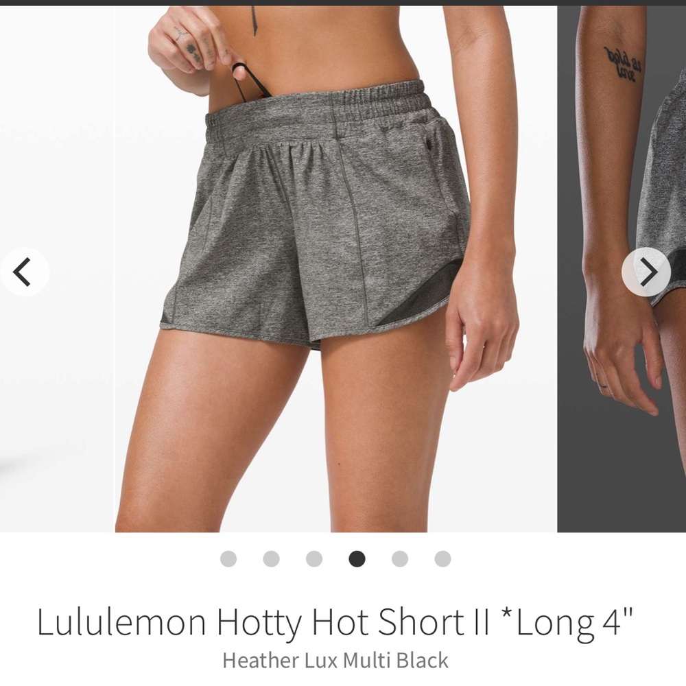 Lululemon hotty hot shorts